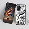Музыкальный чехол для телефона с клавишами пианино Для Redmi 13C 14C Note 13 14 Pro 5G Plus 12 12C 10 10A 10C 9 9A 9C 9T 8 8A K70 Pro Xiaomi Чехол Si