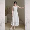 JK&JS 'Floating Cloud Scroll' New Chinese Style Long Slip Dress