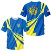 Ukraine Flag Camo Printed 3D T-shirt Summer Ukrainian Veterans Training Clothes Personality Teenage Short Sleeved O-neck Top