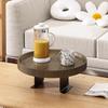 Adjustable Wooden Mini Side Table Round Couch Arm Side Holder Sofa Arm Rest Organizer  Family