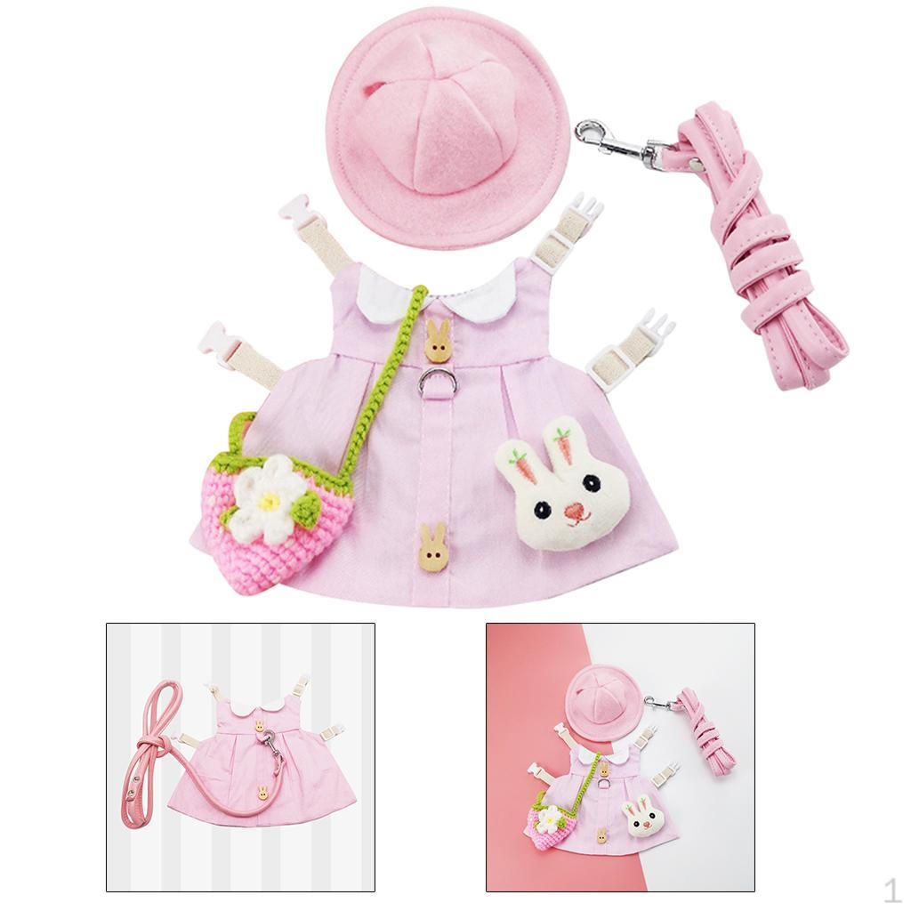 Набор Платьев для Мелких Животных Питомцев Кролики Хорьки Юбка Костюм Цветочная Одежда Осенняя Свадебная Вечеринка