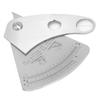 Stainless Steel Welding Inspection Tool 0 20mm Measuring Range Angle Test Ruler  Welding Engineers