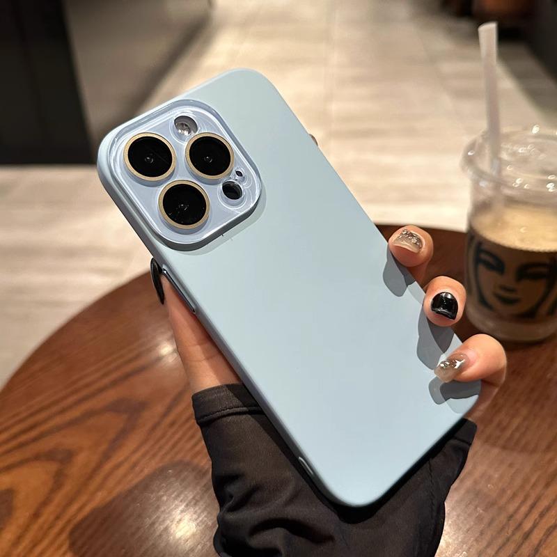 Натуральный титановый чехол для телефона For Iphone 16 15 14 13 12 11 pro max plus Жесткая задняя крышка из ПК Чехол-бампер Защита камеры с объективом
