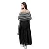 240*65cm Extra-long Women's Silky Satin Shawls and Wraps, Lightweight Head Scarves, Evening Pashmina Vintage Sheer Stole