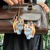 Cartoon Cat Acrylic Hanging Decoration Home Indoor Christmas Tree Car Rearview Mirror 2D Flat Kitten Hanging Ornament Animal Pendant