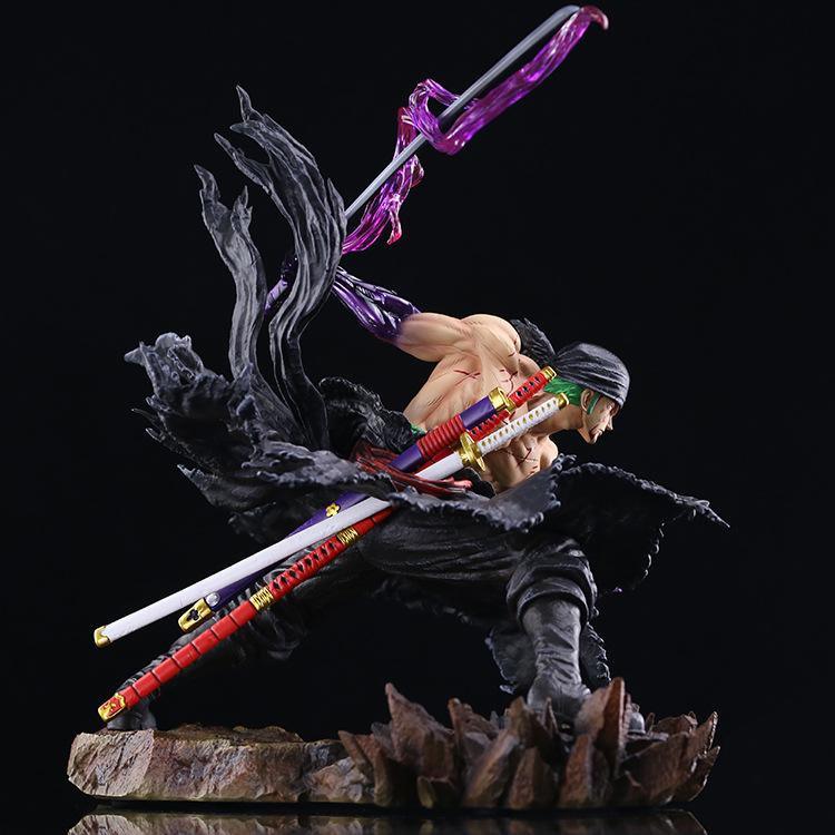 35СМ Аниме Фигурка One Piece Ророноа Зоро Фигурка ПВХ ГК Статуя Фигурка Модель Кукла Коллекция Комната Декор Настольные Игрушки Подарок