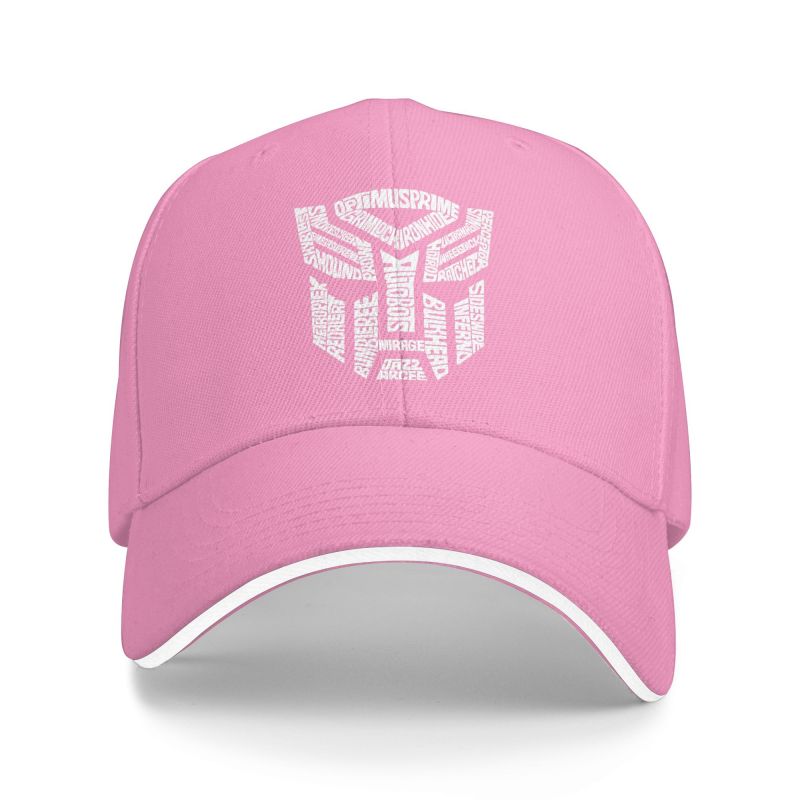 Transformer Autobots Film Print Baseball Cap Sandwich Hats Unisex Women Adjustable Snapback Caps Summer Sun Protection Hat