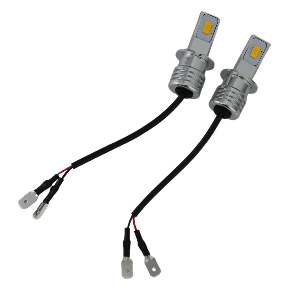 Светодиодные лампы Противотуманные фары Лампочки для наружного применения 3000К 55Вт 6000ЛМ