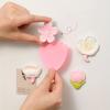 4pcs Kitchen Refrigerator Magnets – Soft Rubber Flower Stickers, Personalized 3D Stereoscopic, Fresh Style Decorative Absorbers
