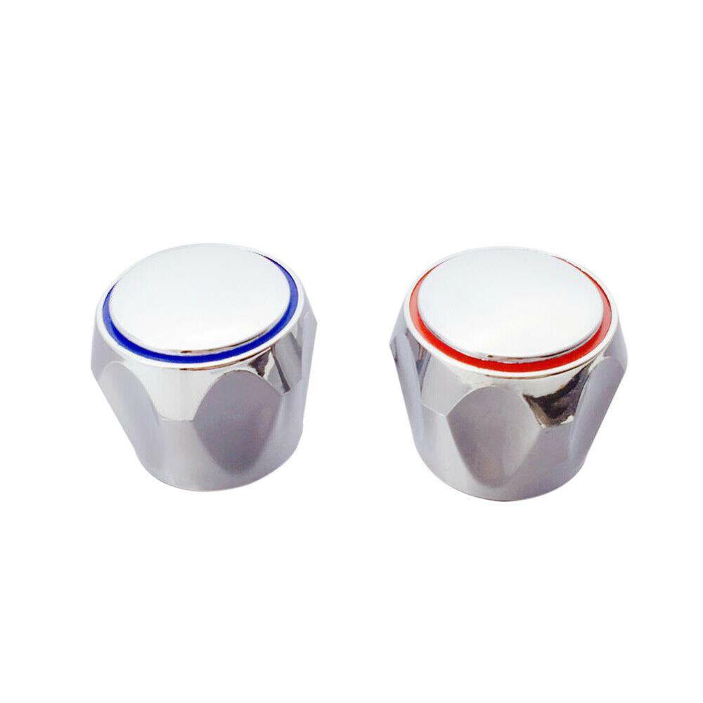 Bathroom Supplies Chrome Plated Kitchen Accessories Faucet Handle Hot & Cold Tap Head Faucet Cover