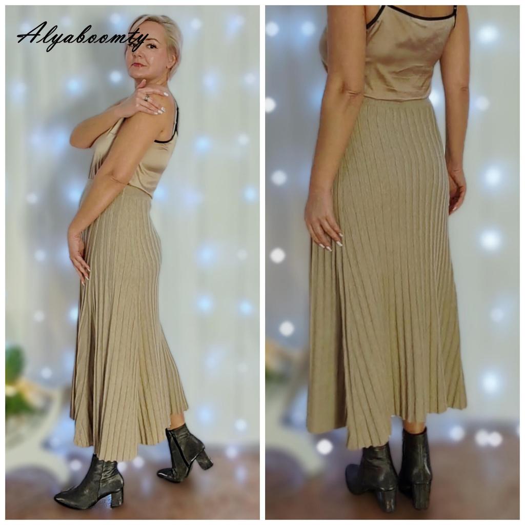 Korean Fashion Autumn Winter Women Long Skirt High Waist Black Beige Gray Brown Knitting Skirt Thick Warm Knitted All-Match Skirt