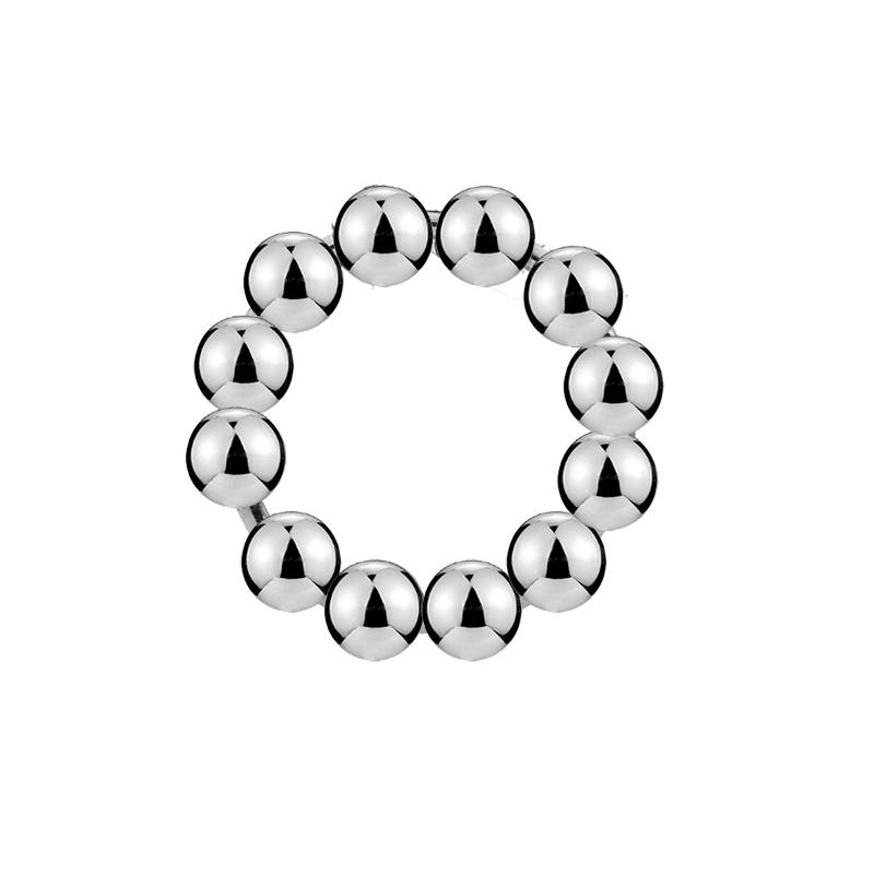 Новое кольцо для пениса из нержавеющей стали, секс-игрушки для мужчин, мужское кольцо для задержки эякуляции, кольцо для пениса из нержавеющей стали с 13 бусинами, стимулятор головки