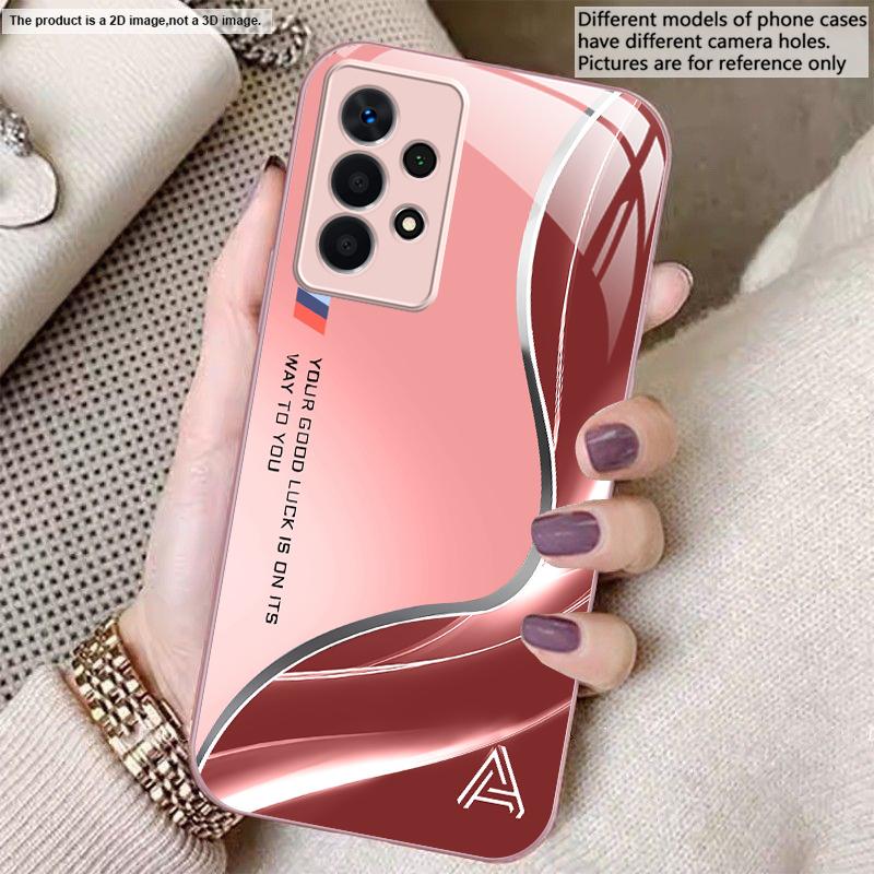 Зеленая удача идет Для Samsung A20 30 22 23 24 25 26 31 32 A33 34 35 42 50 51 52 53 54 55 56 70 71 72 73 стеклянный чехол для телефона