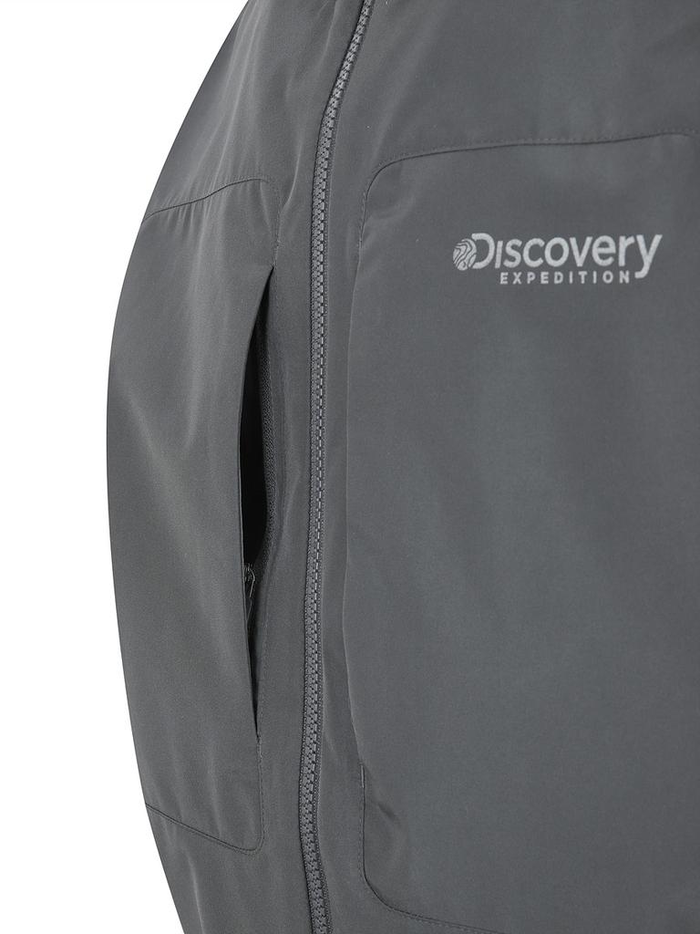 Мужская ветрозащитная куртка Discovery Expedition Gore Windstopper (Д/Серый)