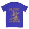 Men's T-Shirts Funny Flight was Never an Option Novelty Cotton Tees Short Sleeve  T Shirt Round Collar Clothes Gift Idea