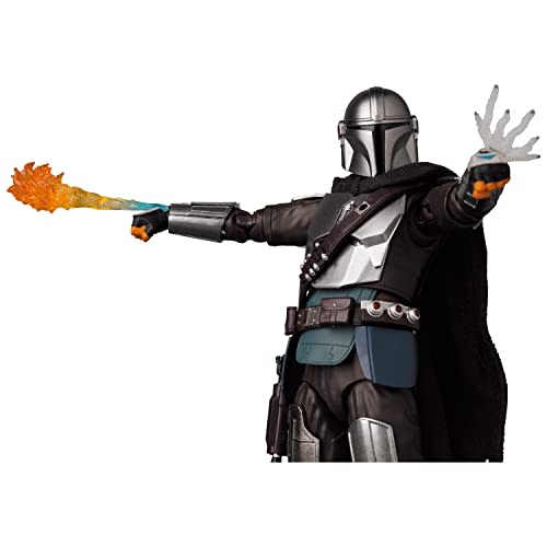 Medicom Toy MAFEX No. 200 The Mandalorian Ver. 2.0 Action Figure, Approximately 160mm Tall, Non-Scale, Pre-painted