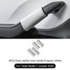 For Tesla Model 3 Highland 2024 4PCS Door Inner Handle Protector Cover Napa Leather Model Y Juniper Door Handle Gloves Accessory