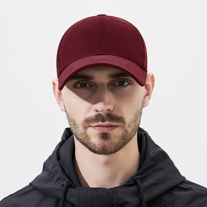 Четыре сезона мужские и женские однотонные бейсболки из стираного хлопка высокого качества в европейском и американском стиле с жестким верхом, согнутые для занятий спортом на открытом воздухе, солнцезащитные шляпы