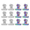 12PCS Stainless Steel Nail Tips Clips  Household & Office Multiscene Clamping Use