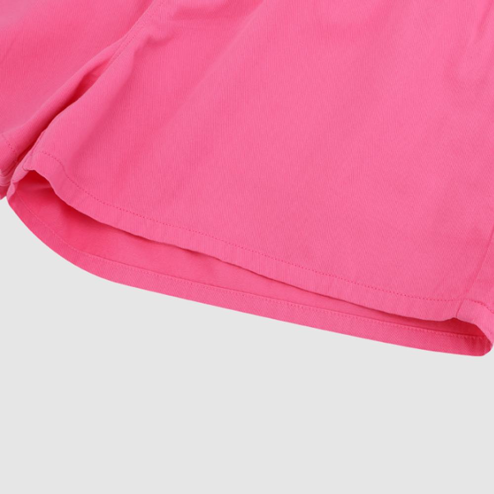 Polo Ralph Lauren SS24 Однотонные повседневные шорты с вышитым логотипом и завязками на карманах, прямые покрой, женские шорты, розовые WMPOSHONDL20077-650