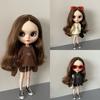 Новый Набор из 2 Предметов Одежды Ручной Работы для Кукол Blythe: Свитер и Короткая Юбка, Спортивный Повседневный Костюм для Blyth OB24 Azone Licca Pullip Кукол 1/6