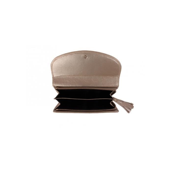 Portefeuille - CHRISTIAN LACROIX - Relief PM2 - Cuir - Champagne - Femme