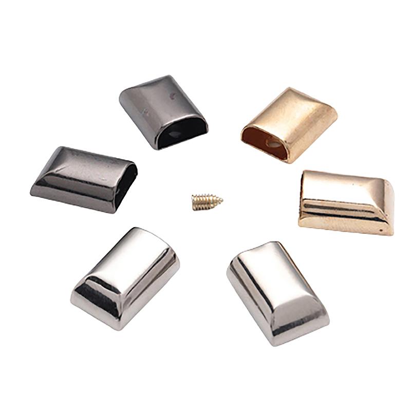 10Pcs Metal Zipper Stopper Zipper Tail Clip Stop Tail Plug Head With Screw Diy