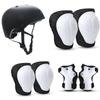 Kids Skateboarding Safety Gear Set With Helmet Knee Elbow Wrist Guards Roller Skating Scooter Cycling Outdoor Sports