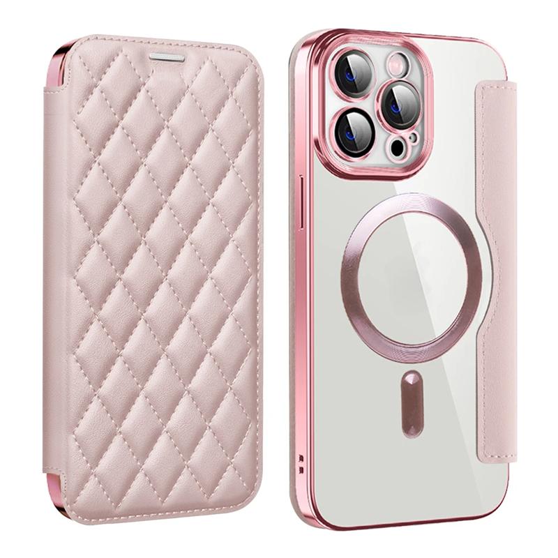 Magsafe держатель для карт магнитный кошелек кожаный чехол для телефона iPhone 16 Pro Max 15 14 Plus 13 12 11 беспроводная зарядка чехол-книжка