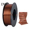 Легко печатаемый филамент Silk PLA для 3D-принтера, 1,75 мм, катушка 1 кг для FDM-принтеров, блестящие металлические DIY-украшения и модели
