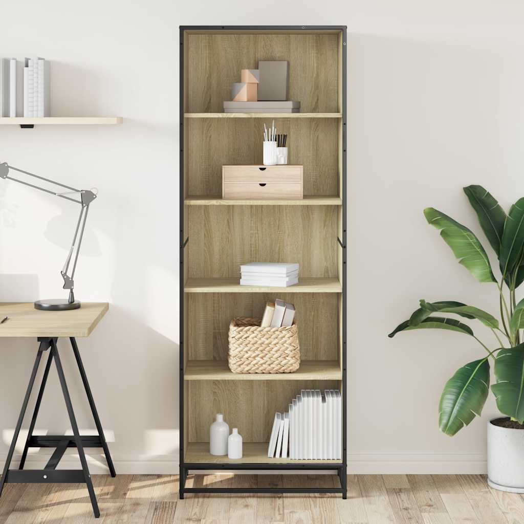 Bookshelf Sonoma Oak 60x35x170.5 cm Particleboard