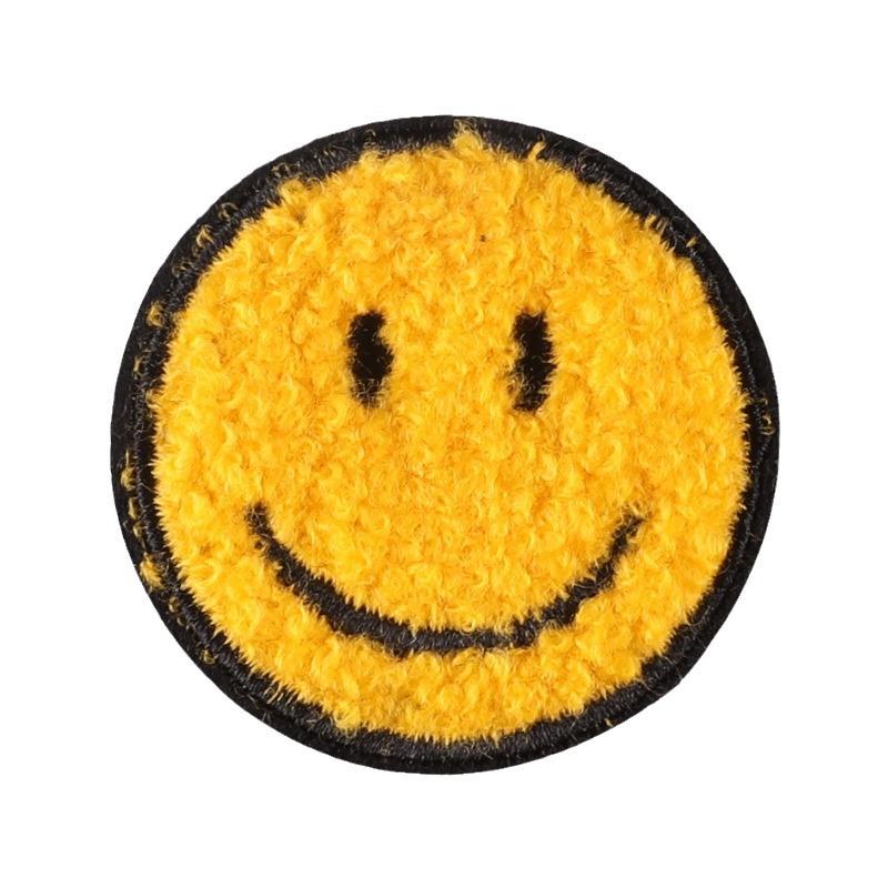 Компьютерная вышивка Этикетка Эмодзи Вышивка на полотенце Значок Тканевая этикетка Аксессуары для одежды Нашивка Руководство DIY Вышивка Тканевая наклейка