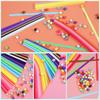 Phinus Lucky Star Origami Paper, 2060 sheets, 27 colors. Double-sided star paper for DIY, crafting, gifts, presents, celebrations, and prayers.