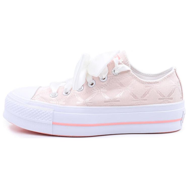 Converse All Star Lift Повседневные парусиновые кроссовки для девочек с низким верхом, нескользящие, дышащие, розовые