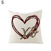 Наволочка для подушки ко Дню святого Валентина со скрытой молнией в скандинавском стиле, изысканная, стильная, на годовщину свадьбы ко Дню святого Валентина