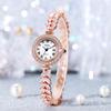 Elegant Watches for Women Silver Rhinestone Fashion Casual Luxury Ladies Watches Waterproof 3Bar Simple Design Top Brand
