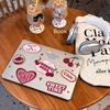 Защитный чехол для MacBook Air M4 Cherry, прозрачный, матовый акрил, с наклейкой для руки