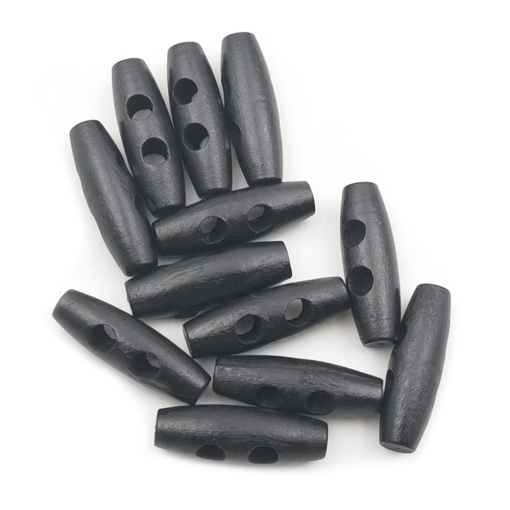 Деревянные швейные рожки, переключатели, 2 отверстия, швейные пуговицы для пальто, свитера, шитье, ремесла, декор, 3 цвета