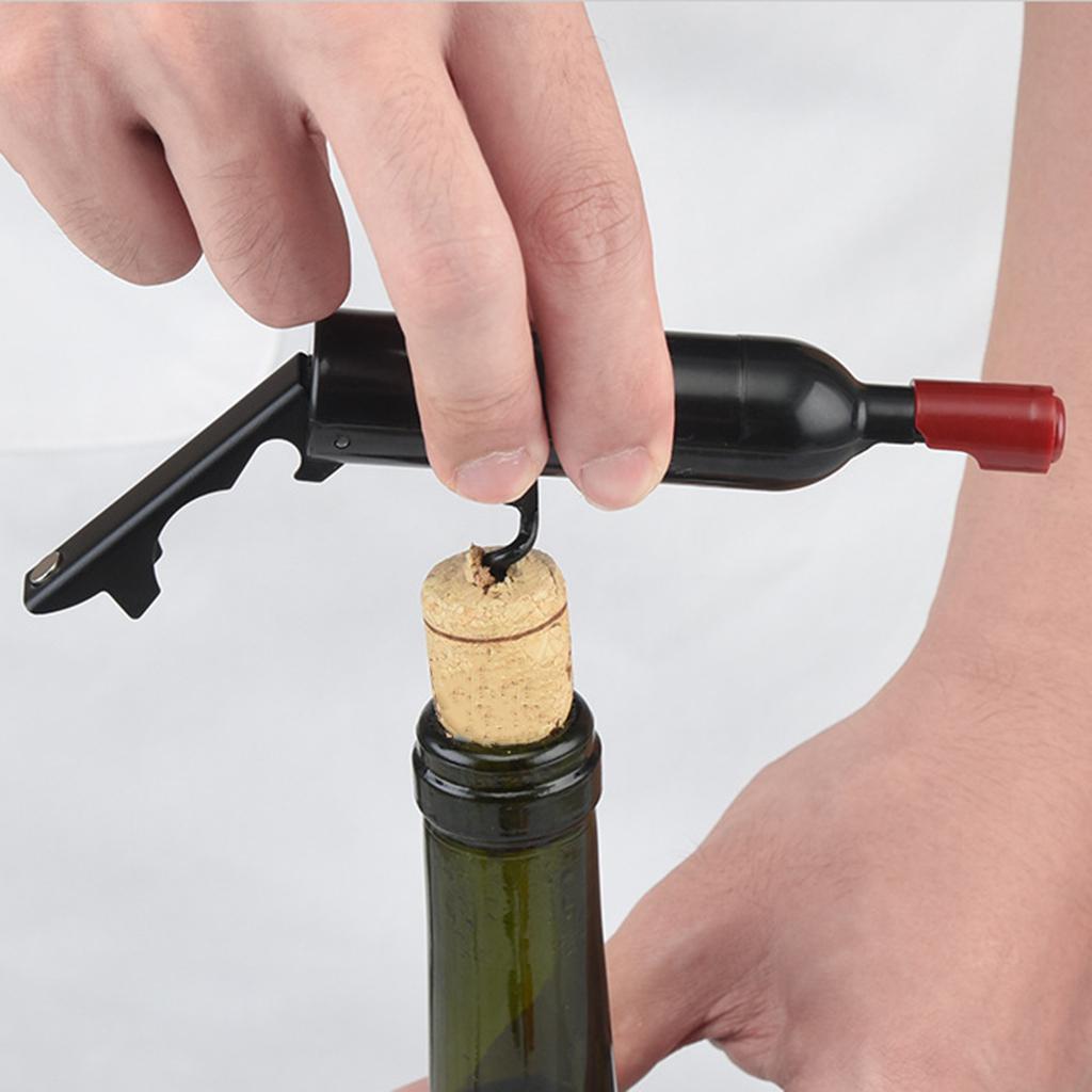 Mini Keychain Corkscrew Tool Small Keyring Wine Opener, Travel Cork Wine Opener, Backpack Outdoor Corkscrew Kitchen Tool