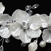 Fashion Crystal Pearl Hair Accessories Bridal Clips Flower Hair Pin Hair Combs Bridesmaid Tiara