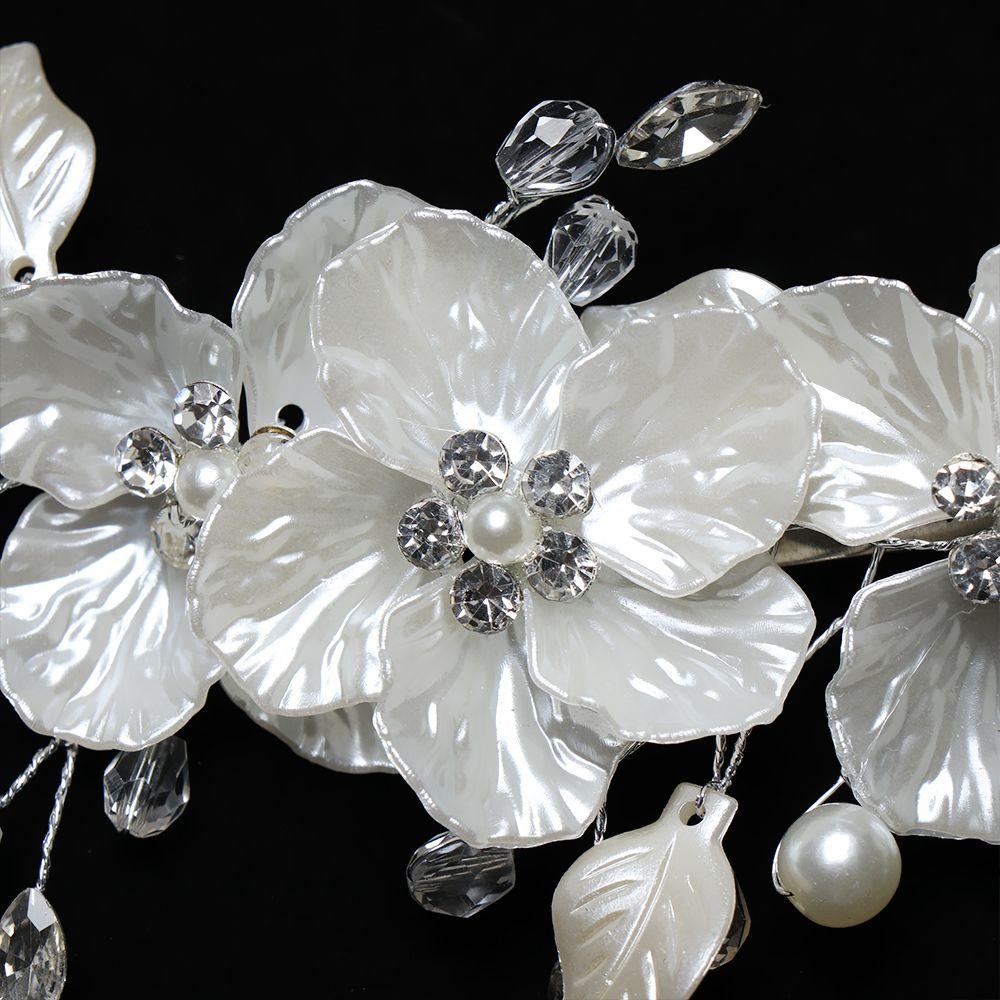 Fashion Crystal Pearl Hair Accessories Bridal Clips Flower Hair Pin Hair Combs Bridesmaid Tiara