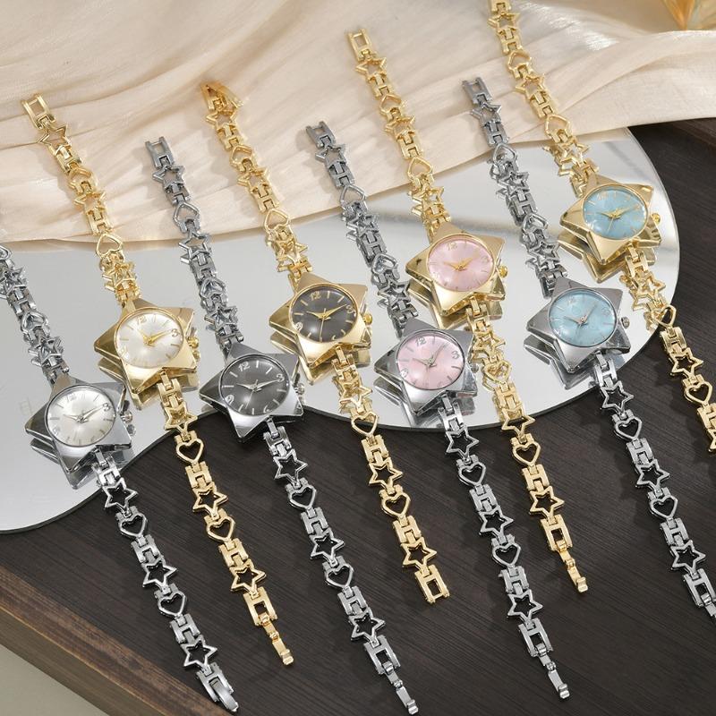 Ladies watch temperament pentagram bracelet literary trend quartz watch