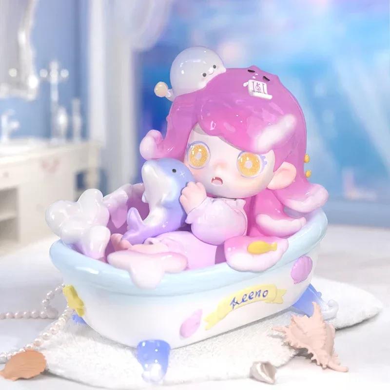Keeno WISH ON THE SEA BREEZE Series Blind Box Mystery Box Toys Cute Action Anime Figure Kawaii Model Gift