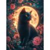 Новинки Набор для алмазной вышивки Животные Сделай сам Алмазная живопись Кот Полная мозаика Луна Домашний декор Искусство Ручная работа Подарок