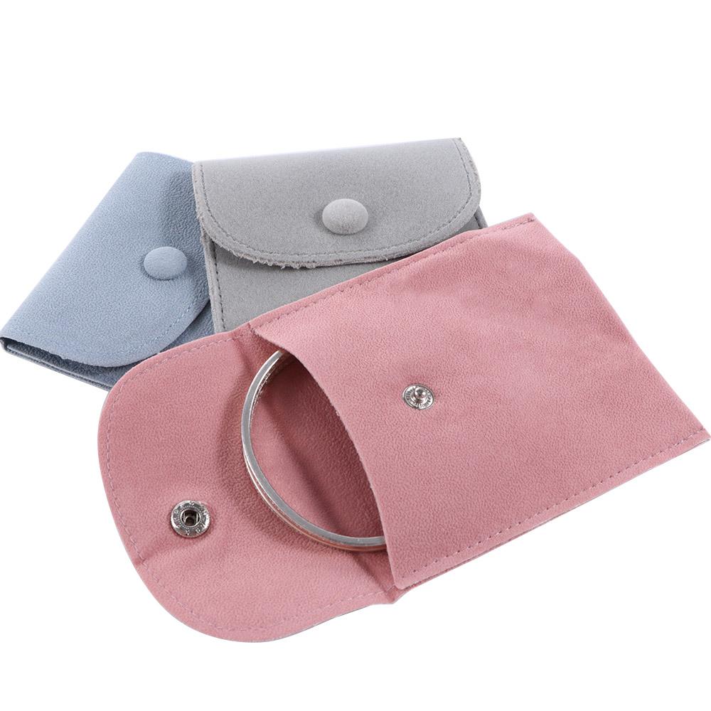 Necklace Pouches Earring Storage Botton Jewelry Bags Gift Packaging Packaging Bags Velvet Pouch