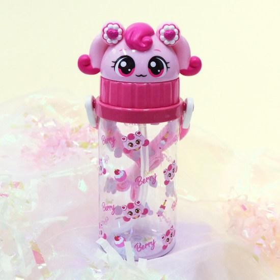 Reburn Sweet and Sour Catch Tinipping 3D Straw Strap Water Bottle, a Popular Character In Korea