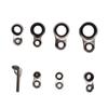 80pcs Fishing Guide Ring Set Stainless Steel Ceramic 8 Different Sizes Guide Rings for All Fishing Rod