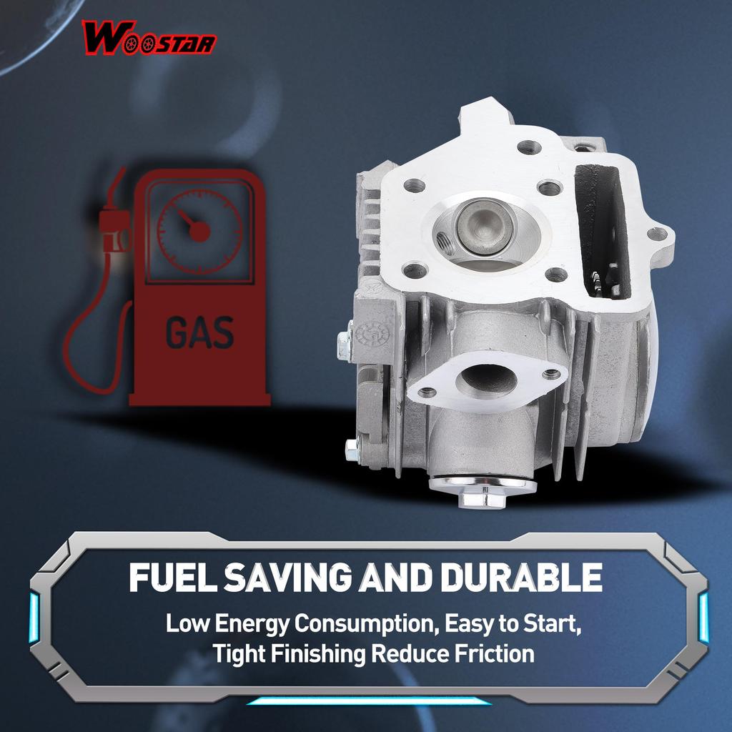 WOOSTAR Головка цилиндра 47 мм, клапан 65 мм с A7TC свечей зажигания для Honda CRF70 CT70 TRX70 XR70 Dirt Pit Bike ATV 4 Wheeler Quad 70cc Engine