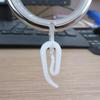 200PCS White Plastic Curtain Hooks Rings For Hanging Window Curtains In Home Office Car Durable Hangers Replacement Parts For Curtain Rods