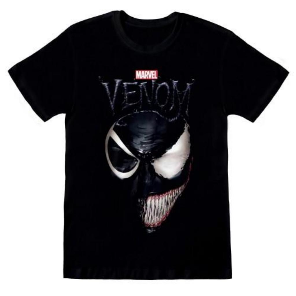 Venom Unisex Adult Split Face T-Shirt